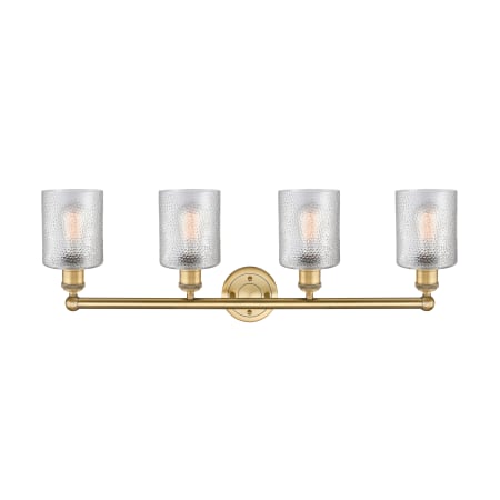 A large image of the Innovations Lighting 616-4W-12-32 Cobbleskill Vanity Alternate Image