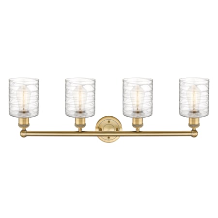 A large image of the Innovations Lighting 616-4W-12-32 Cobbleskill Vanity Alternate Image