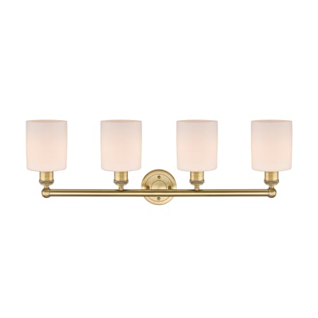 A large image of the Innovations Lighting 616-4W-12-32 Cobbleskill Vanity Alternate Image