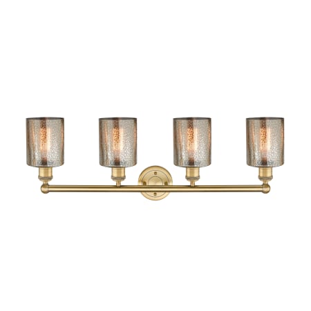 A large image of the Innovations Lighting 616-4W-12-32 Cobbleskill Vanity Alternate Image