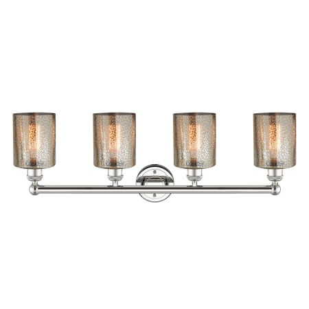 A large image of the Innovations Lighting 616-4W-12-32 Cobbleskill Vanity Alternate Image