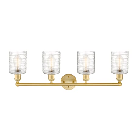 A large image of the Innovations Lighting 616-4W-12-32 Cobbleskill Vanity Alternate Image