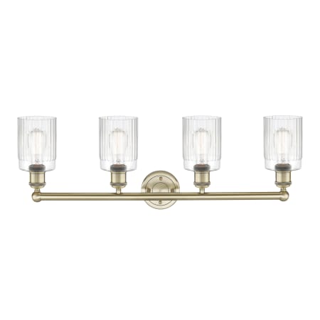 A large image of the Innovations Lighting 616-4W-12-32 Hadley Vanity Alternate Image