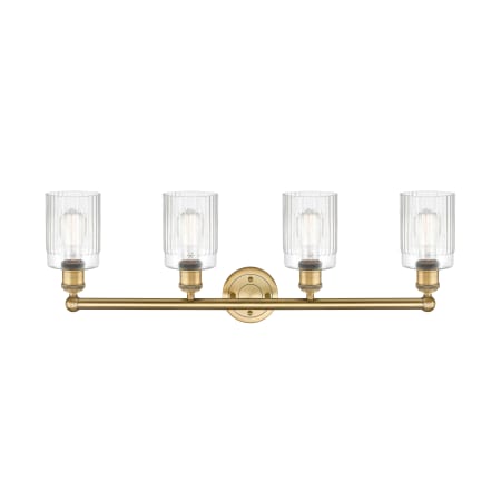 A large image of the Innovations Lighting 616-4W-12-32 Hadley Vanity Alternate Image