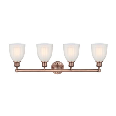 A large image of the Innovations Lighting 616-4W-12-33 Brookfield Vanity Alternate Image