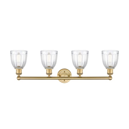 A large image of the Innovations Lighting 616-4W-12-33 Brookfield Vanity Alternate Image