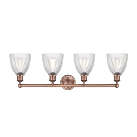 A large image of the Innovations Lighting 616-4W-12-33 Castile Vanity Alternate Image