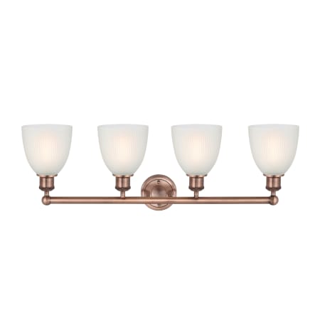 A large image of the Innovations Lighting 616-4W-12-33 Castile Vanity Alternate Image