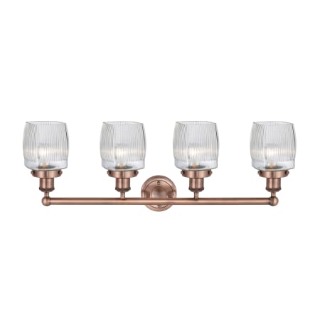 A large image of the Innovations Lighting 616-4W-12-33 Colton Vanity Alternate Image