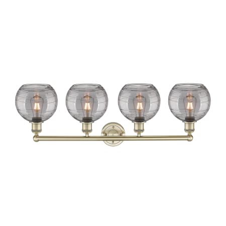 A large image of the Innovations Lighting 616-4W 12 35 Athens Deco Swirl Vanity Alternate Image