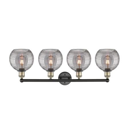 A large image of the Innovations Lighting 616-4W 12 35 Athens Deco Swirl Vanity Alternate Image