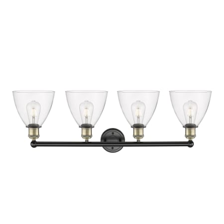 A large image of the Innovations Lighting 616-4W-12-35 Bristol Glass Vanity Alternate Image