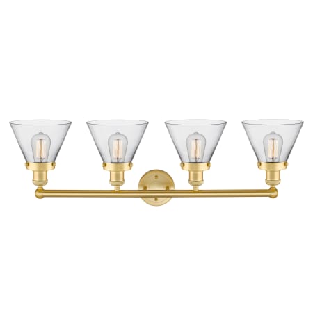 A large image of the Innovations Lighting 616-4W-12-35 Cone Vanity Alternate Image