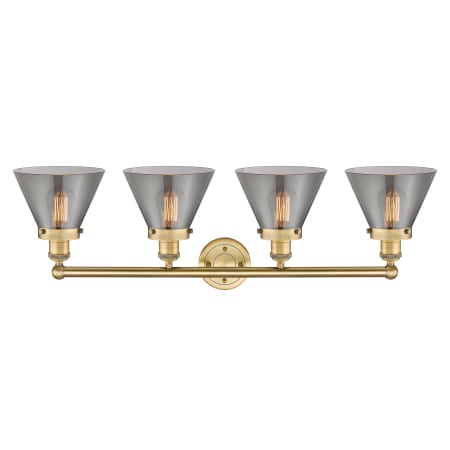 A large image of the Innovations Lighting 616-4W-12-35 Cone Vanity Alternate Image