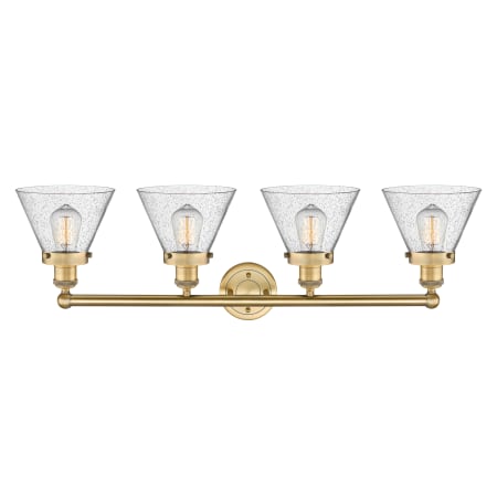 A large image of the Innovations Lighting 616-4W-12-35 Cone Vanity Alternate Image