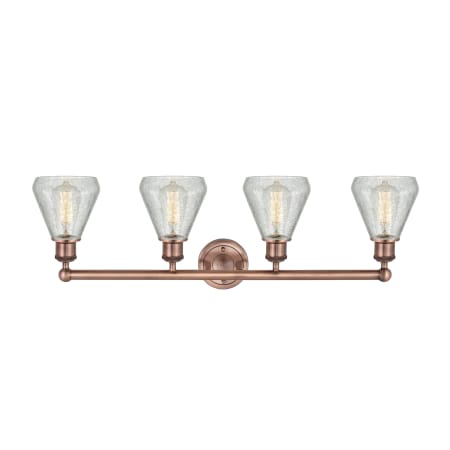 A large image of the Innovations Lighting 616-4W-13-33 Conesus Vanity Alternate Image