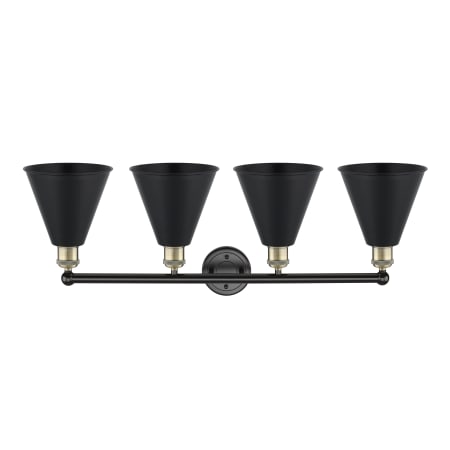 A large image of the Innovations Lighting 616-4W-13-35 Ballston Cone Vanity Alternate Image