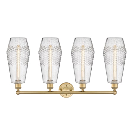 A large image of the Innovations Lighting 616-4W-19-34 Windham Vanity Alternate Image