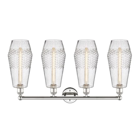 A large image of the Innovations Lighting 616-4W-19-34 Windham Vanity Alternate Image