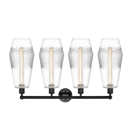 A large image of the Innovations Lighting 616-4W-19-34 Windham Vanity Alternate Image