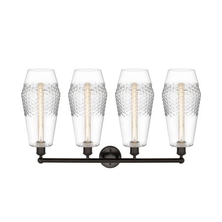 A large image of the Innovations Lighting 616-4W-19-34 Windham Vanity Alternate Image