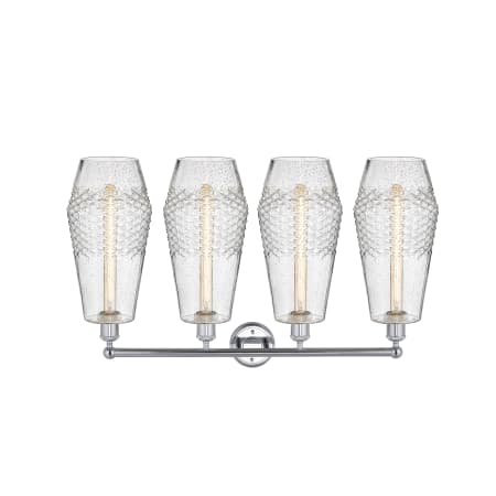 A large image of the Innovations Lighting 616-4W-19-34 Windham Vanity Alternate Image