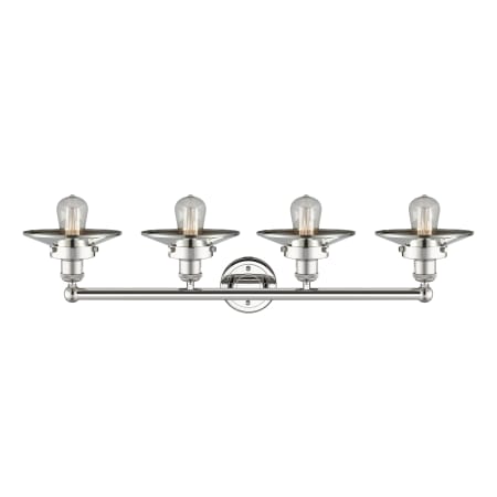 A large image of the Innovations Lighting 616-4W-8-35 Railroad Vanity Alternate Image