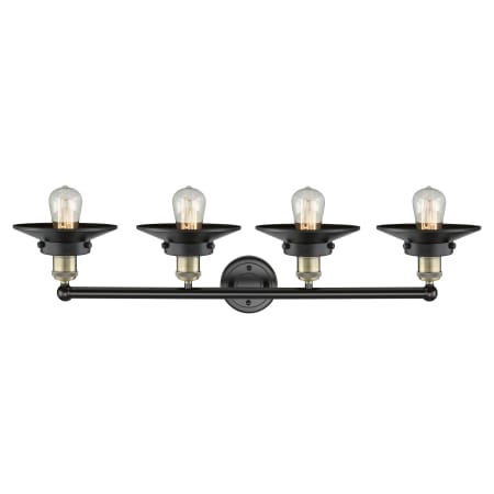 A large image of the Innovations Lighting 616-4W-8-35 Railroad Vanity Alternate Image