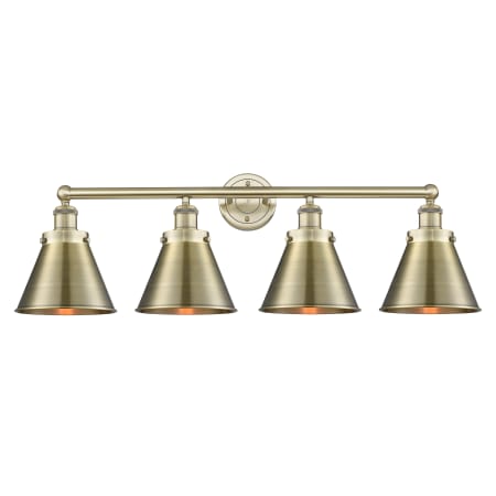 A large image of the Innovations Lighting 616-4W-12-35 Appalachian Vanity Antique Brass