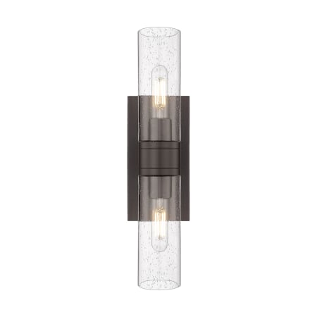 A large image of the Innovations Lighting 617-2W-3-18 Ballston Urban Vanity Oiled Brass / Seedy