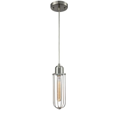 A large image of the Innovations Lighting 900-1P-CE225 Muselet Brushed Satin Nickel