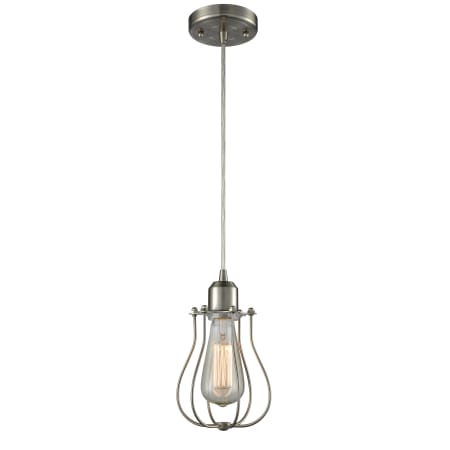 A large image of the Innovations Lighting 900-1P-CE513 Muselet Brushed Satin Nickel