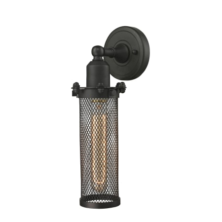 A large image of the Innovations Lighting 900-1W Mesh Tube Oil Rubbed Bronze