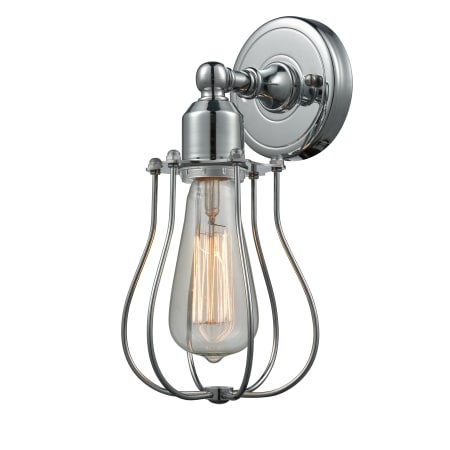 A large image of the Innovations Lighting 900-1W Muselet - A Polished Chrome