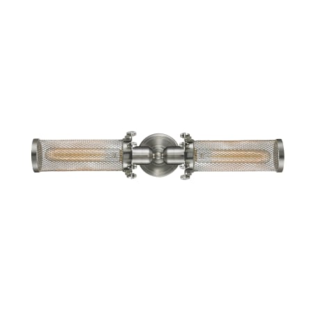 A large image of the Innovations Lighting 900-2W Large Quincy Hall Brushed Satin Nickel