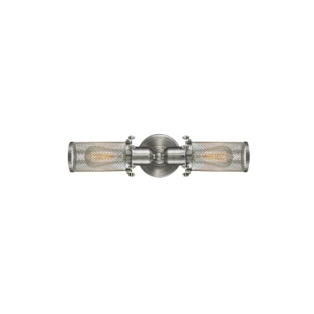 A large image of the Innovations Lighting 900-2W Quincy Hall Brushed Satin Nickel