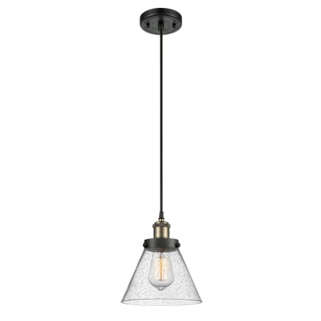 A large image of the Innovations Lighting 916-1P-10-8 Cone Pendant Alternate image