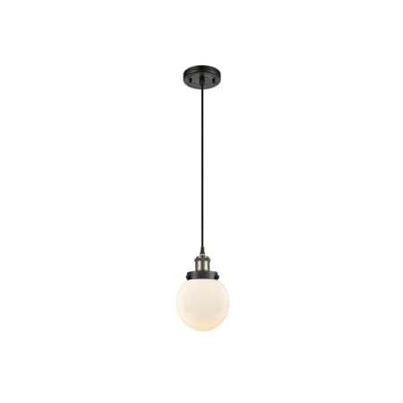 A large image of the Innovations Lighting 916-1P-9-6 Beacon Pendant Alternate Image