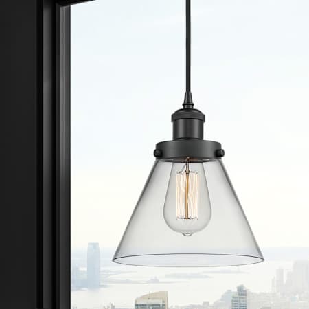 A large image of the Innovations Lighting 916-1P Large Cone Alternate Image