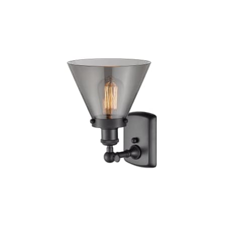 A large image of the Innovations Lighting 916-1W Large Cone Alternate Image