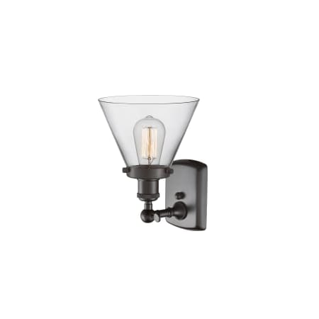 A large image of the Innovations Lighting 916-1W Large Cone Alternate Image