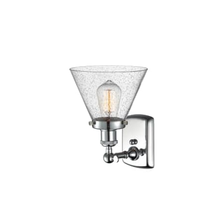 A large image of the Innovations Lighting 916-1W Large Cone Alternate Image