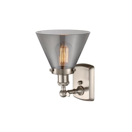 A large image of the Innovations Lighting 916-1W Large Cone Alternate Image