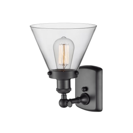 A large image of the Innovations Lighting 916-1W Large Cone Alternate View