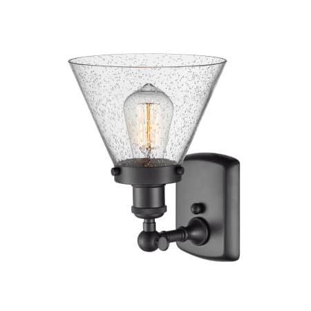 A large image of the Innovations Lighting 916-1W Large Cone Alternate View