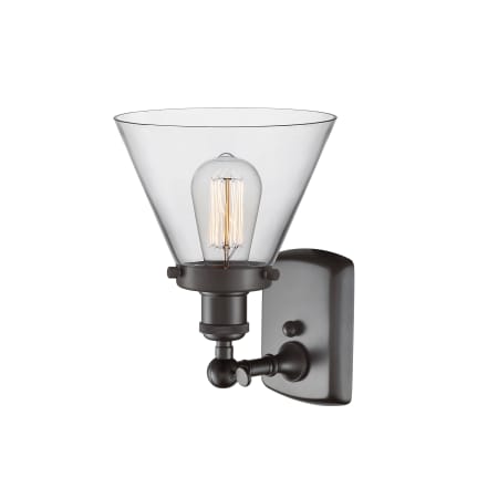 A large image of the Innovations Lighting 916-1W Large Cone Alternate View
