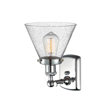 A large image of the Innovations Lighting 916-1W Large Cone Alternate View