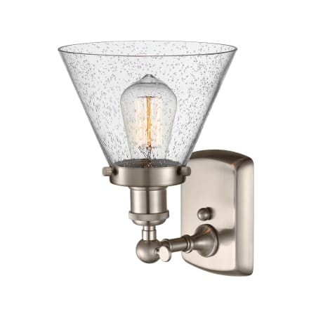 A large image of the Innovations Lighting 916-1W Large Cone Alternate View