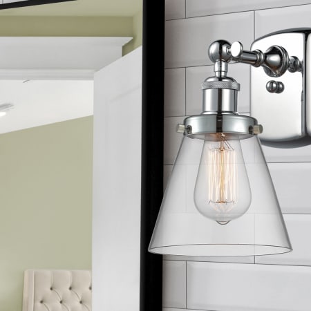 A large image of the Innovations Lighting 916-1W Small Cone Alternate Image