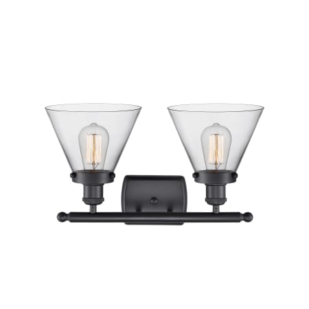 A large image of the Innovations Lighting 916-2W Large Cone Alternate View